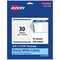 Avery Glossy White Rectangle Labels with Sure Feed, 2/3" x 3-7/16"